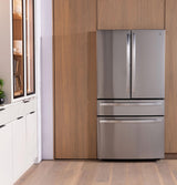 GE Profile™ ENERGY STAR® 29 Cu. Ft. Smart Fingerprint Resistant 4-Door French-Door Refrigerator with Door In Door