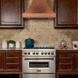 ZLINE Designer Series Hand-Hammered Copper Finish Wall Range Hood (8632H)