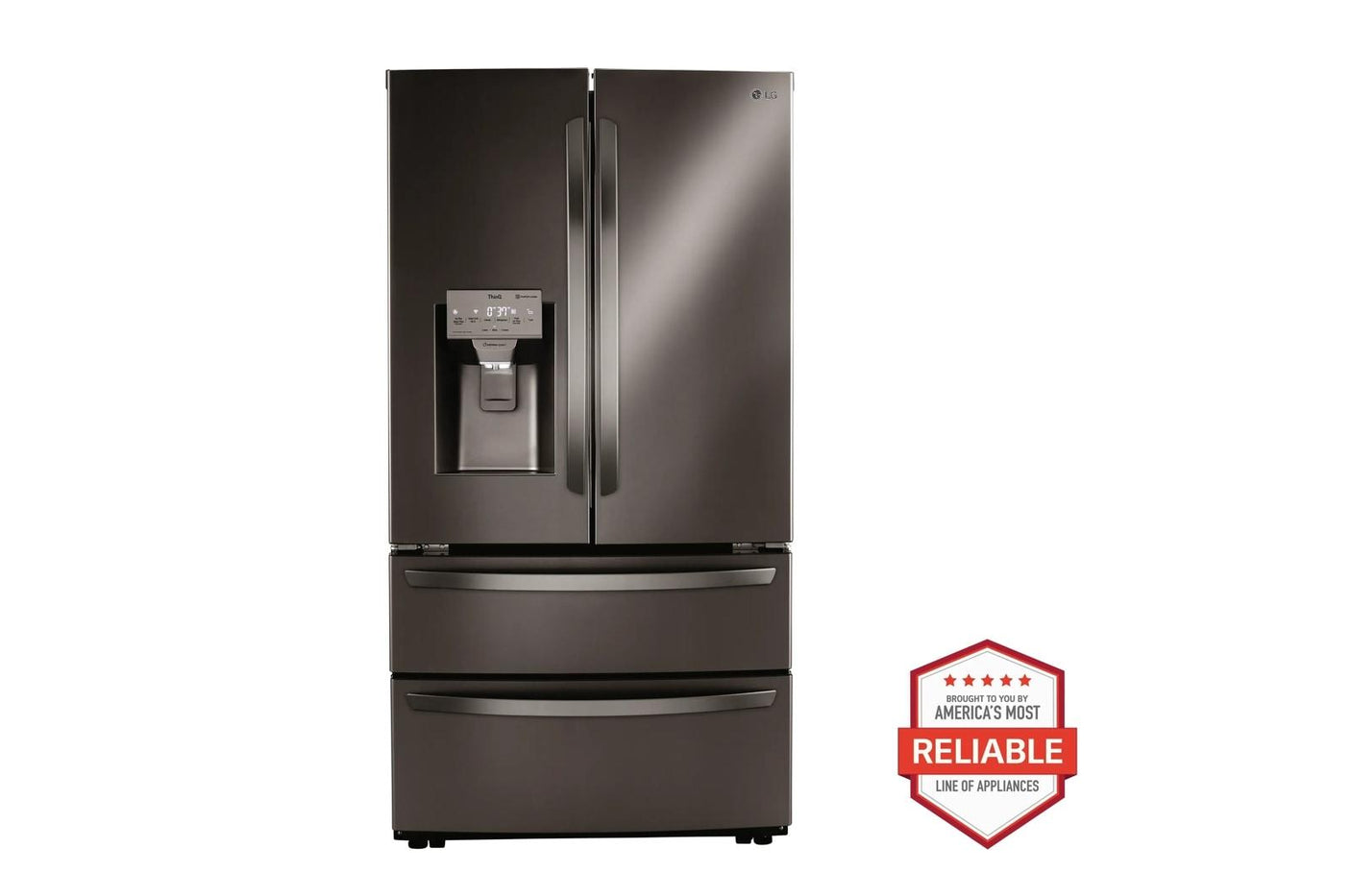 28 cu ft. Smart Double Freezer Refrigerator with Craft Ice™