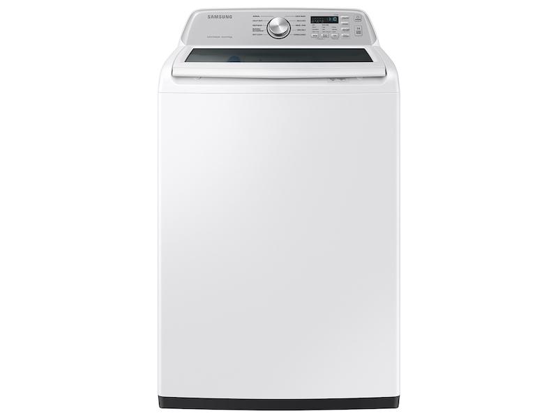 4.6 cu. ft. Large Capacity Smart Top Load Washer with ActiveWave™ Agitator and Active WaterJet in White