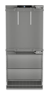 Combined refrigerator-freezer with NoFrost for integrated use