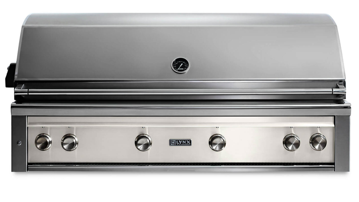 54" Built-In Grill - 1 Trident™ w/ Rotisserie - Glacier