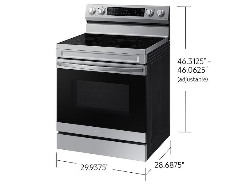 6.3 cu. ft. Smart Freestanding ENERGY STAR® Certified Electric Range with Air Fry in Stainless Steel