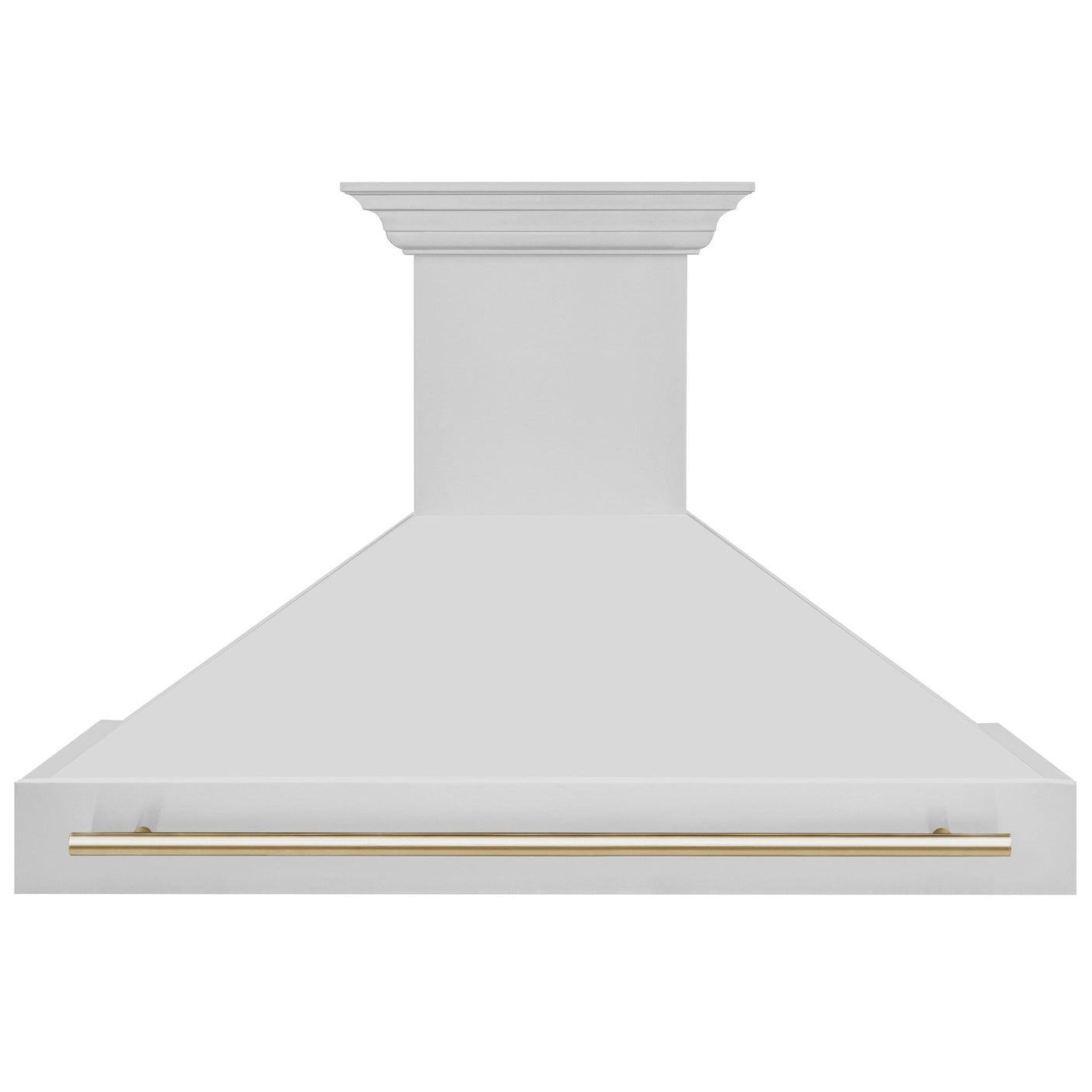 ZLINE 48 in. Autograph Edition Stainless Steel Range Hood with Stainless Steel Shell and Accented Handle (8654STZ-48) [Color: Gold]