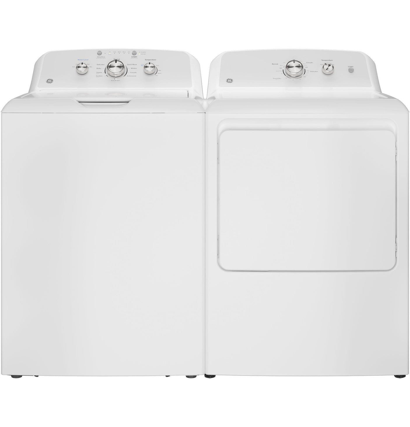 GE® 4.3 cu. ft. Capacity Washer with Stainless Steel&#x00A0;Basket,Cold&#x00A0;Plus and Water Level Control&#x200B;