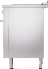 Professional Plus II 60 Inch Dual Fuel Natural Gas Freestanding Range in Stainless Steel with Trim