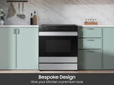 Bespoke 6.3 cu. ft. Smart Slide-In Electric Range with Smart Oven Camera & Illuminated Precision Knobs in Stainless Steel