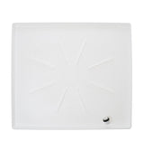 UNIVERSAL WASHING MACHINE FLOOR TRAY - White