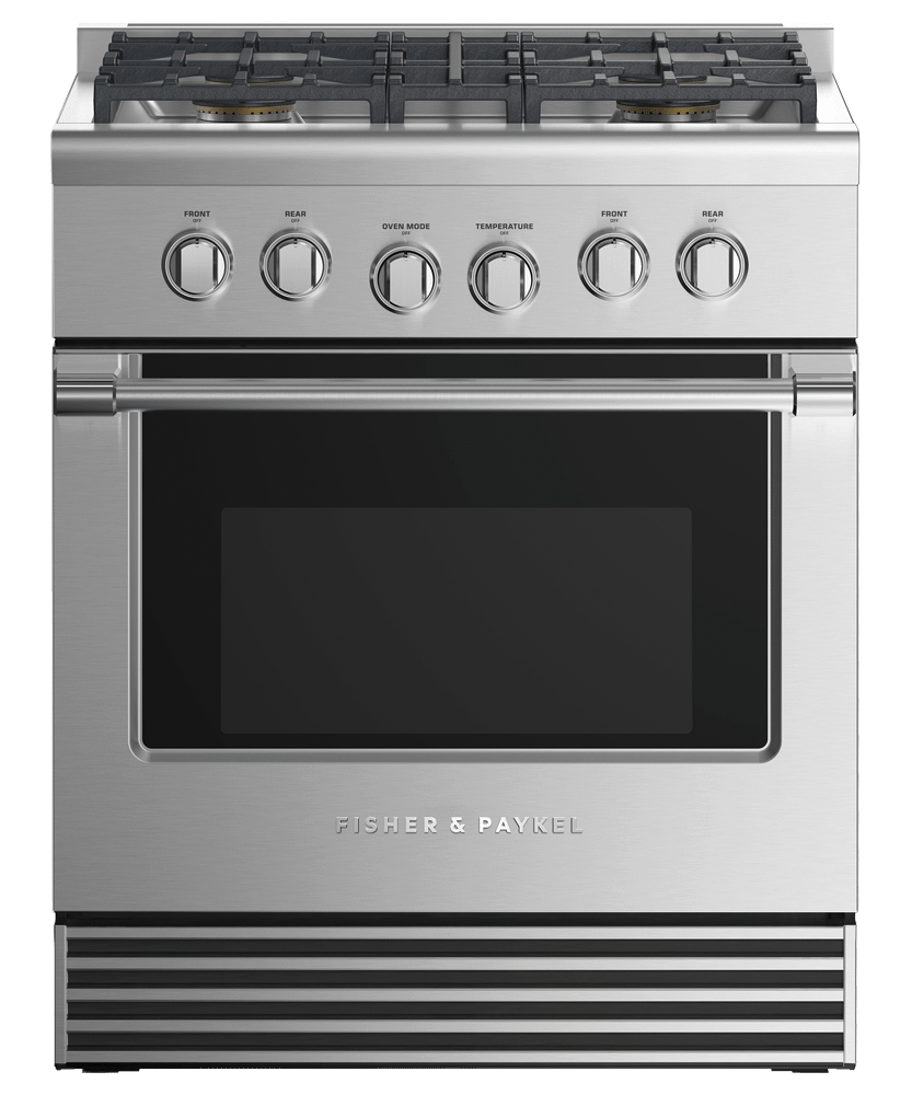 30" Series 9 Professional Duel Fuel 4 Burner Range