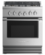 30" Series 9 Professional Duel Fuel 4 Burner Range