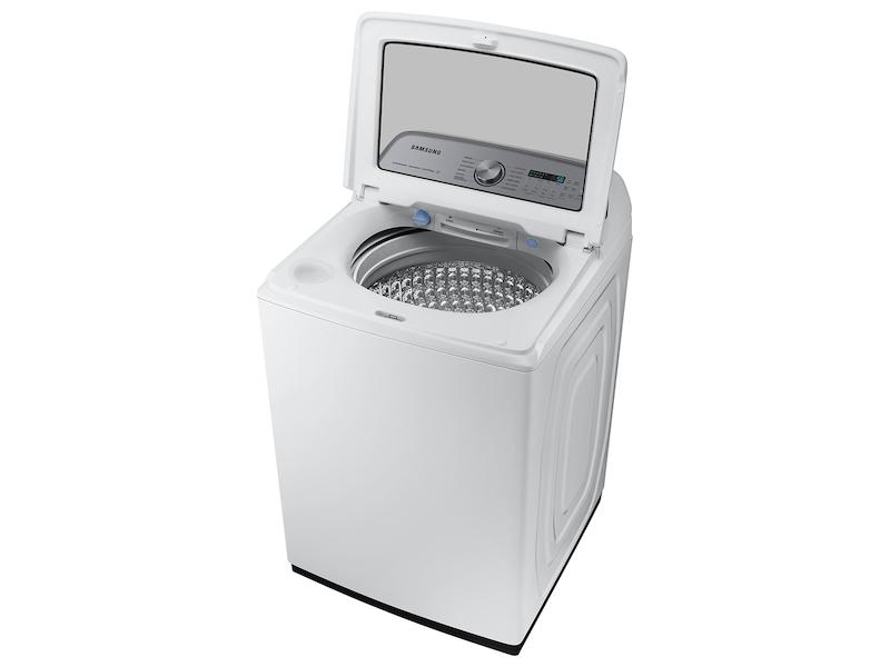 5.1 cu. ft. Large Capacity Smart Top Load Washer with ActiveWave™ Agitator and Super Speed Wash in White