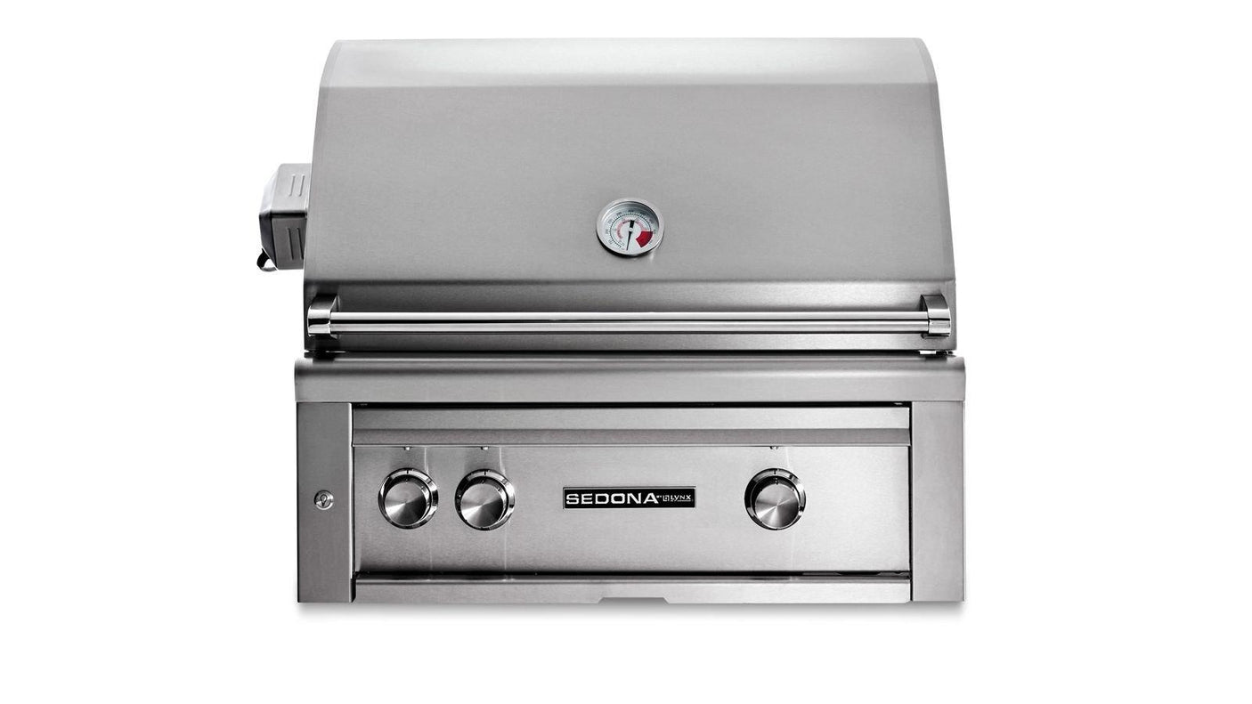 30" Sedona Built-In Grill With Rotisserie, 1 Prosear Infrared Burner And 1 Stainless Steel Burner (L501Psr)