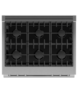 36" Series 9 Professional Dual Fuel 6 Burner Self-Cleaning Range