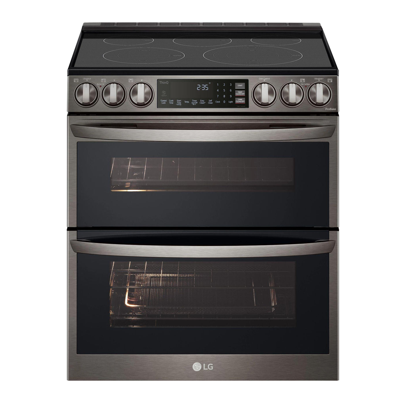 7.3 cu. ft. Smart Electric Double Oven Slide-in Range with InstaView®, ProBake® Convection, Air Fry, and Air Sous Vide