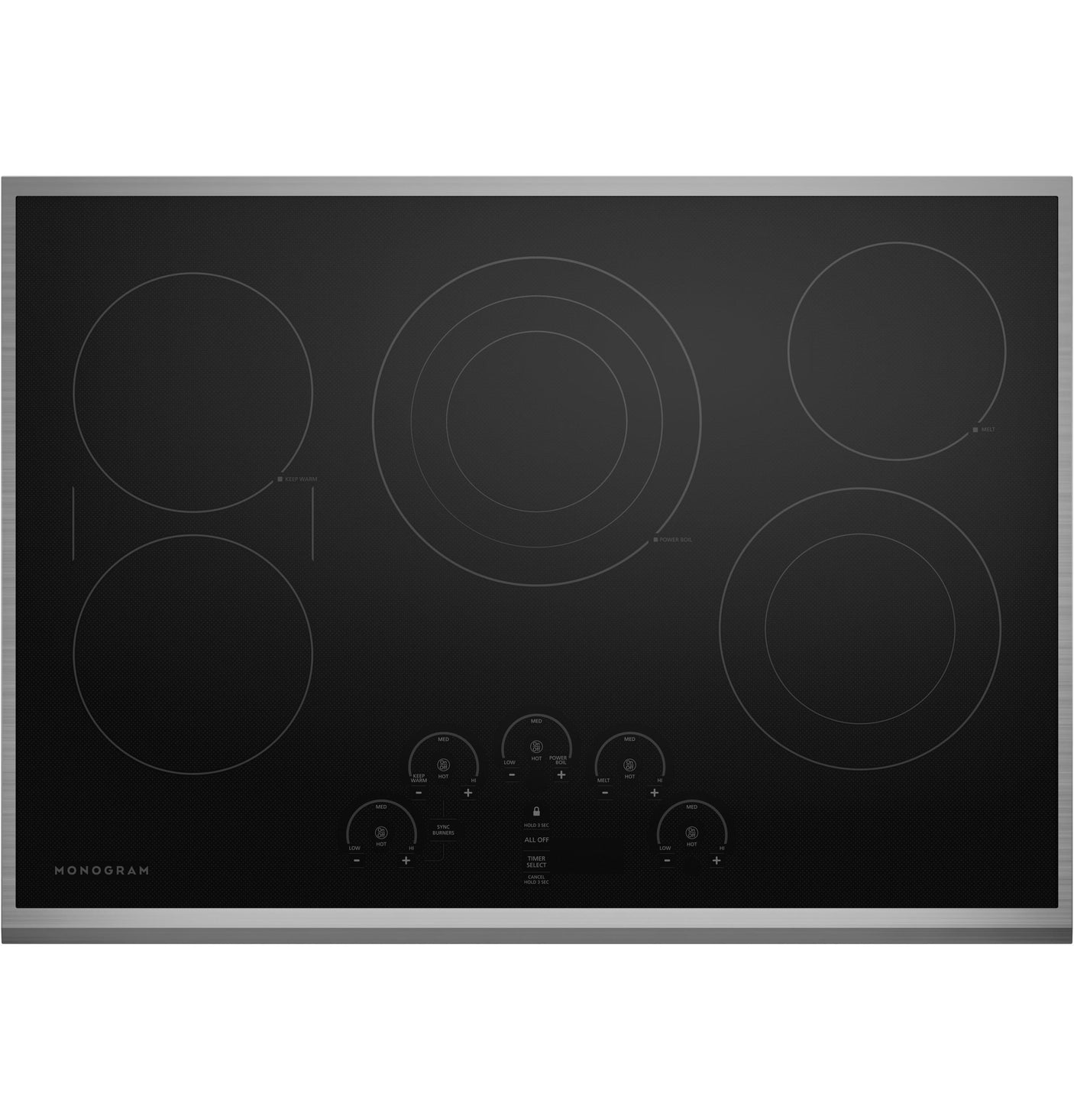 Monogram 30" Touch Control Electric Cooktop