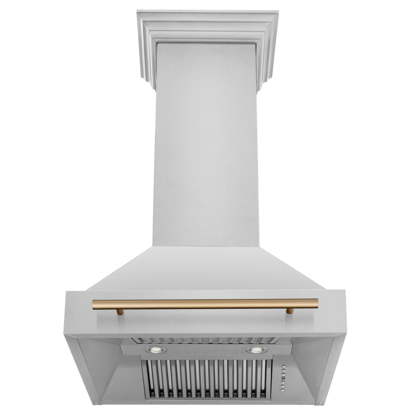 ZLINE 30 in. Autograph Edition Stainless Steel Range Hood with Stainless Steel Shell and Handle (8654STZ-30) [Color: Gold]