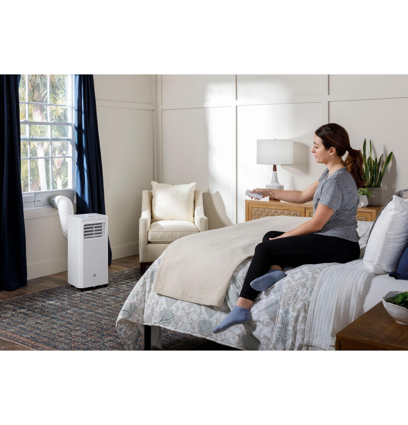 GE® 6,000 BTU DOE Portable Air Conditioner for Small Rooms up to 250 sq. ft.