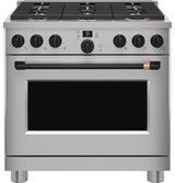 Café™ 36" Smart Dual-Fuel Commercial-Style Range with 6 Burners (Natural Gas)