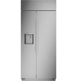 Monogram 36" Built-In Side-by-Side Refrigerator with Dispenser