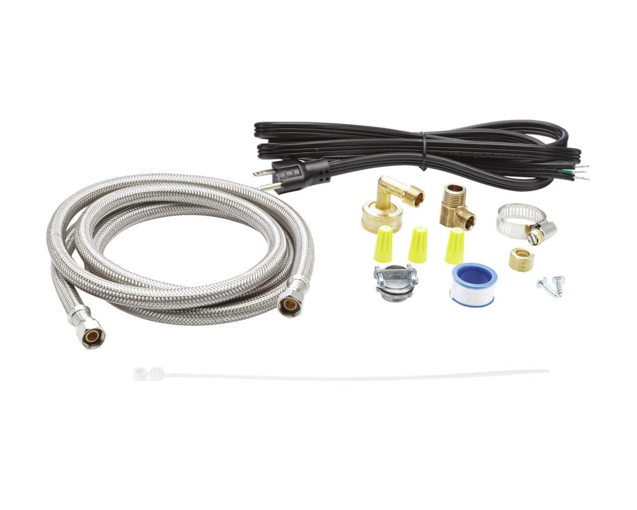 Smart Choice Dishwasher Installation Kit with 6' Stainless Steel Cord