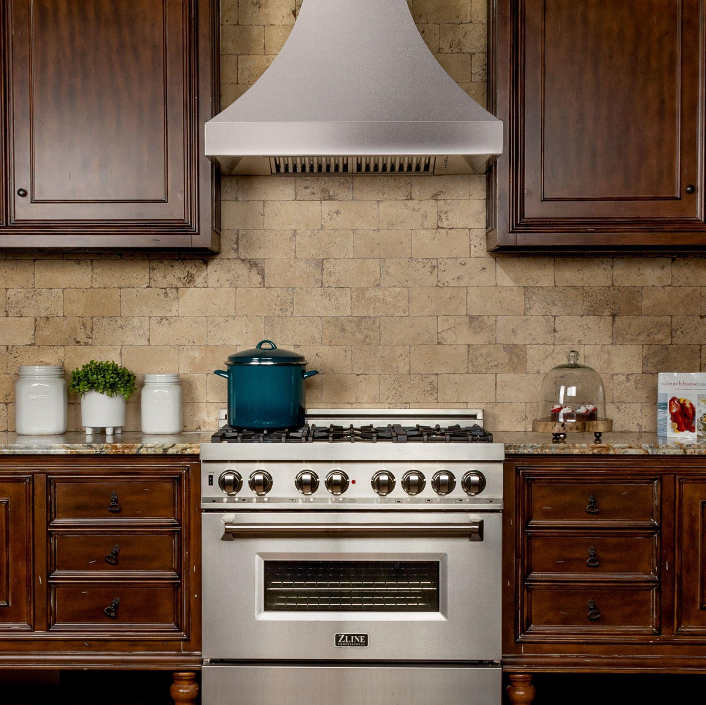 ZLINE Designer Series ZLINE DuraSnow Stainless Steel® Wall Range Hood (8632S) [Size: 42 Inch]