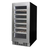 Silhouette Pro - 28 Bottle Built-in Wine Cellar In Stainless Steel