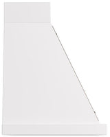 Nostalgie 40 Inch White Wall Mount Convertible Range Hood