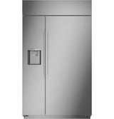 Monogram 48" Built-In Side-by-Side Refrigerator with Dispenser