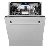 ZLINE 24" Tallac Series 3rd Rack Dishwasher with Traditional Handle, 51dBa (DWV-24) [Color: Red Matte]