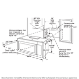 GE® 1.6 Cu. Ft. Over-the-Range Microwave Oven with Recirculating Venting