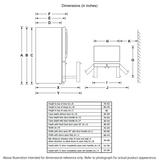 GE Profile™ 27.7 Cu. Ft. Fingerprint Resistant French-Door Refrigerator with Door In Door and Hands-Free AutoFill