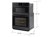 30" Microwave Combination Wall Oven with Steam Cook in Matte Black