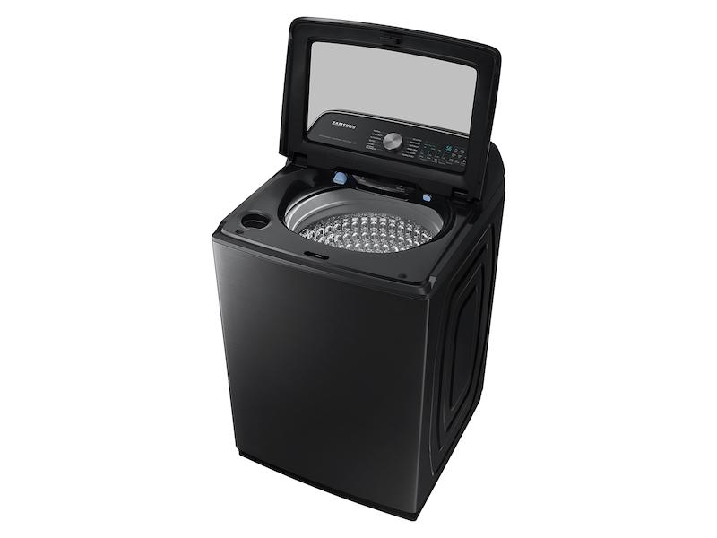 5.5 cu. ft. Extra-Large Capacity Smart Top Load Washer with Super Speed Wash in Brushed Black