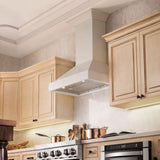 ZLINE Ducted Wooden Wall Mount Range Hood in Cottage White (KBTT)