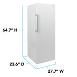 Avanti 11 cu ft Vertical Freezer - White / 10.8 cu. ft.