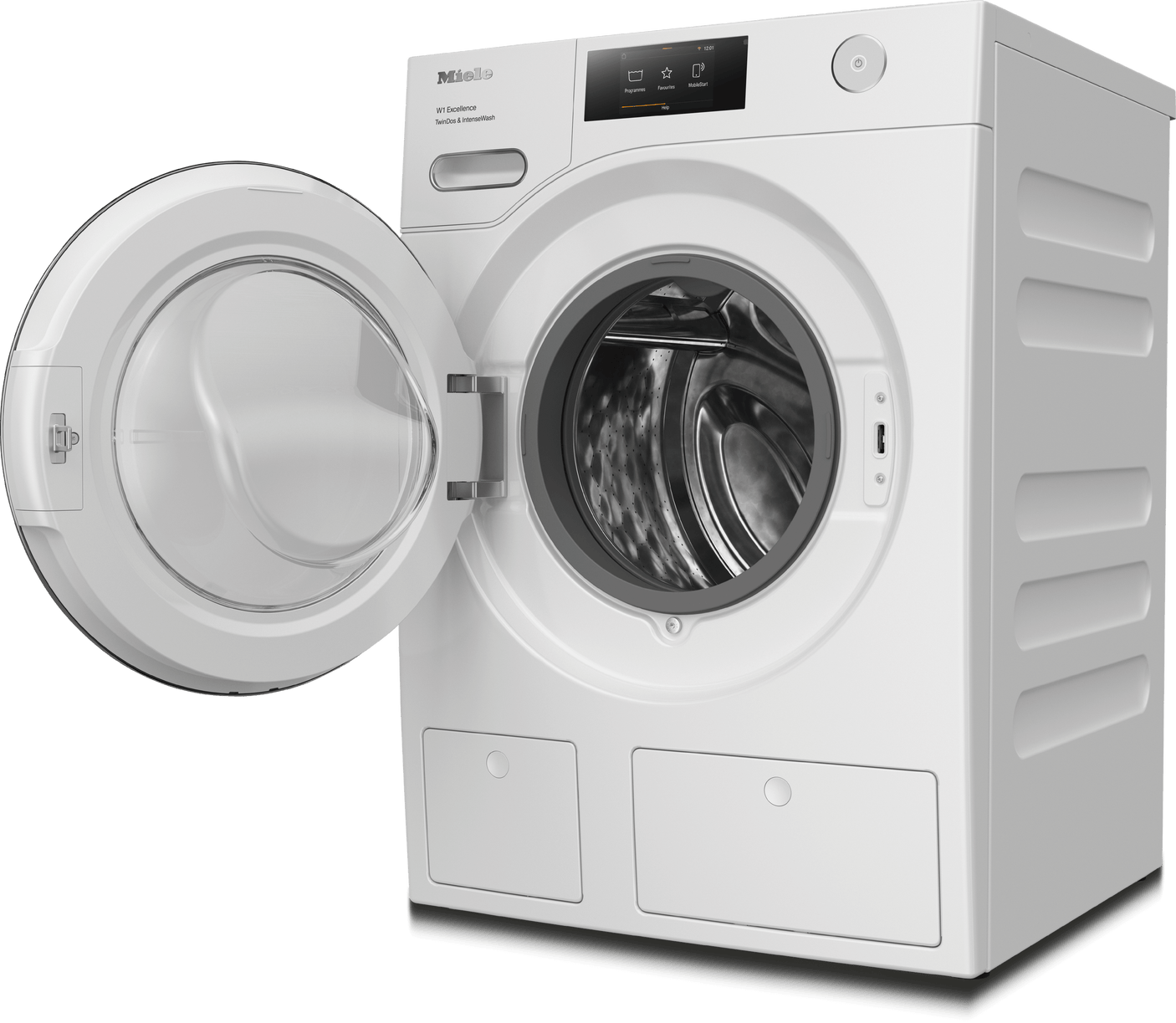 WXR860 WCS TDos & IntenseWash - W1 front-loading washing machine: 8 kg  1600 rpm  Auto Dosing  IntenseWash  Pre-Ironing  SingleWash