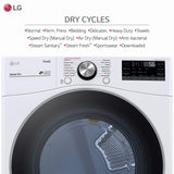 7.4 cu. ft. Ultra Large Capacity Smart wi-fi Enabled Front Load Electric Dryer with TurboSteam™ and Built-In Intelligence