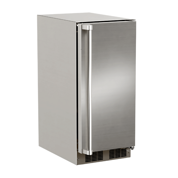 15-In Outdoor Built-In Clear Ice Machine For Gravity Drain Applications with Door Style - Stainless Steel