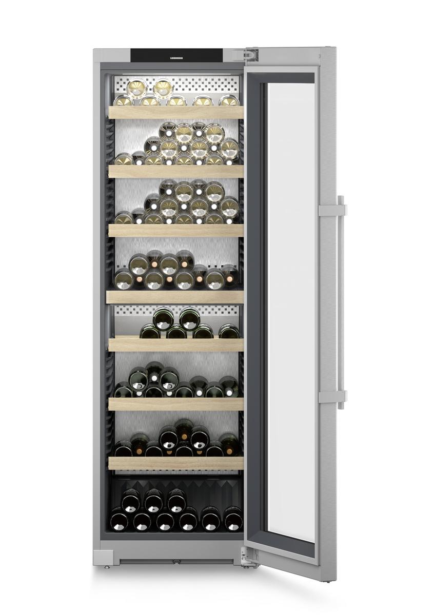 Multi-temperature wine fridge