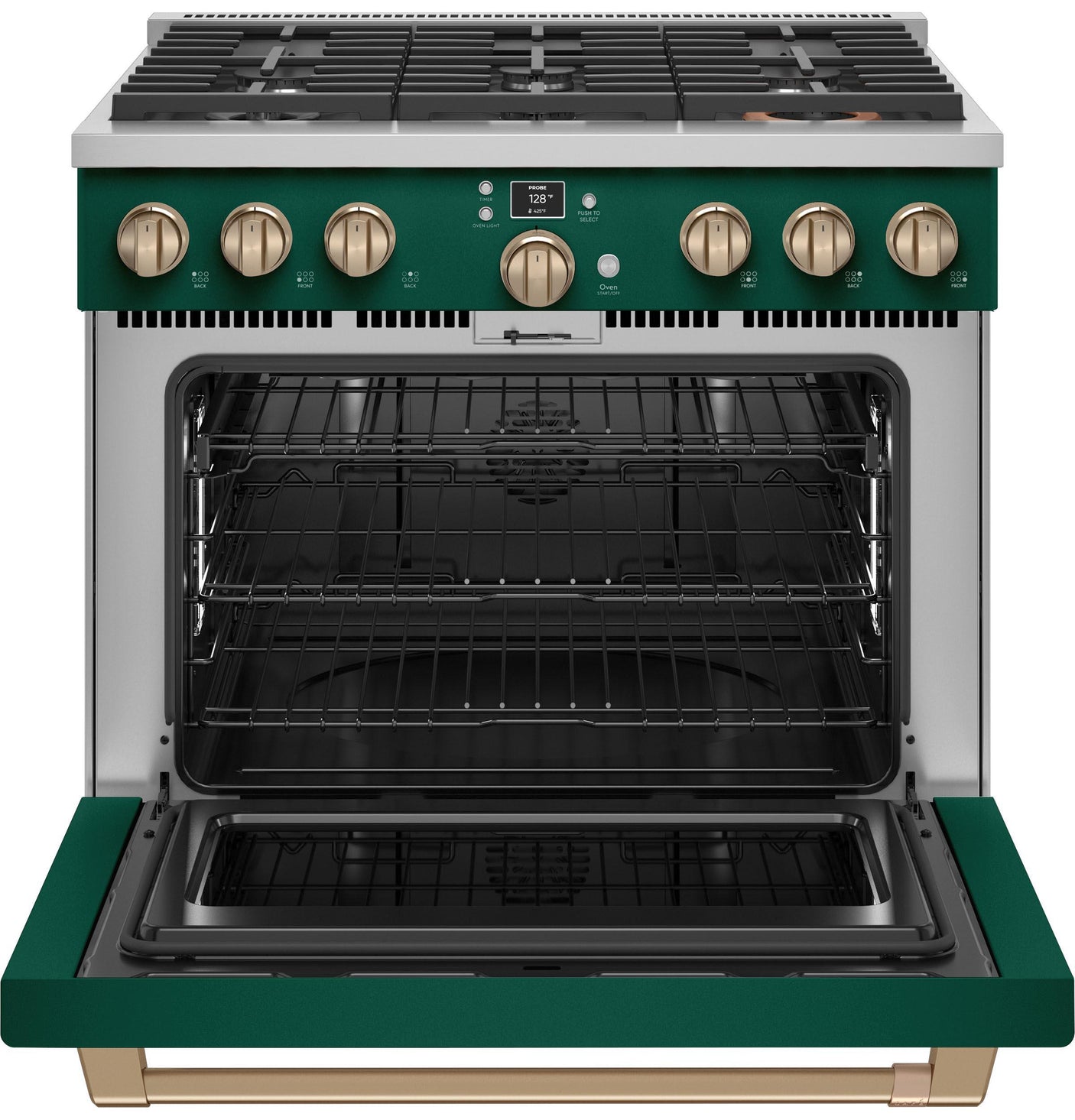 Café™ 36" Smart Dual-Fuel Commercial-Style Range with 6 Burners (Natural Gas)