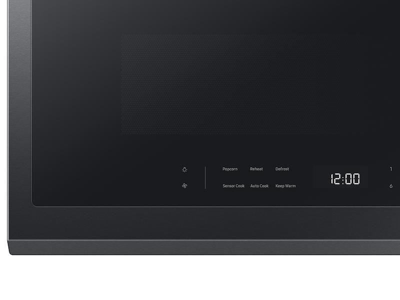 2.1 cu. ft. Over-the-Range Microwave with Wi-Fi in Matte Black Steel