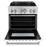 ZLINE 30" 4.0 cu. ft. Range with Gas Stove and Gas Oven in Stainless Steel (RG30) [Color: Stainless Steel]