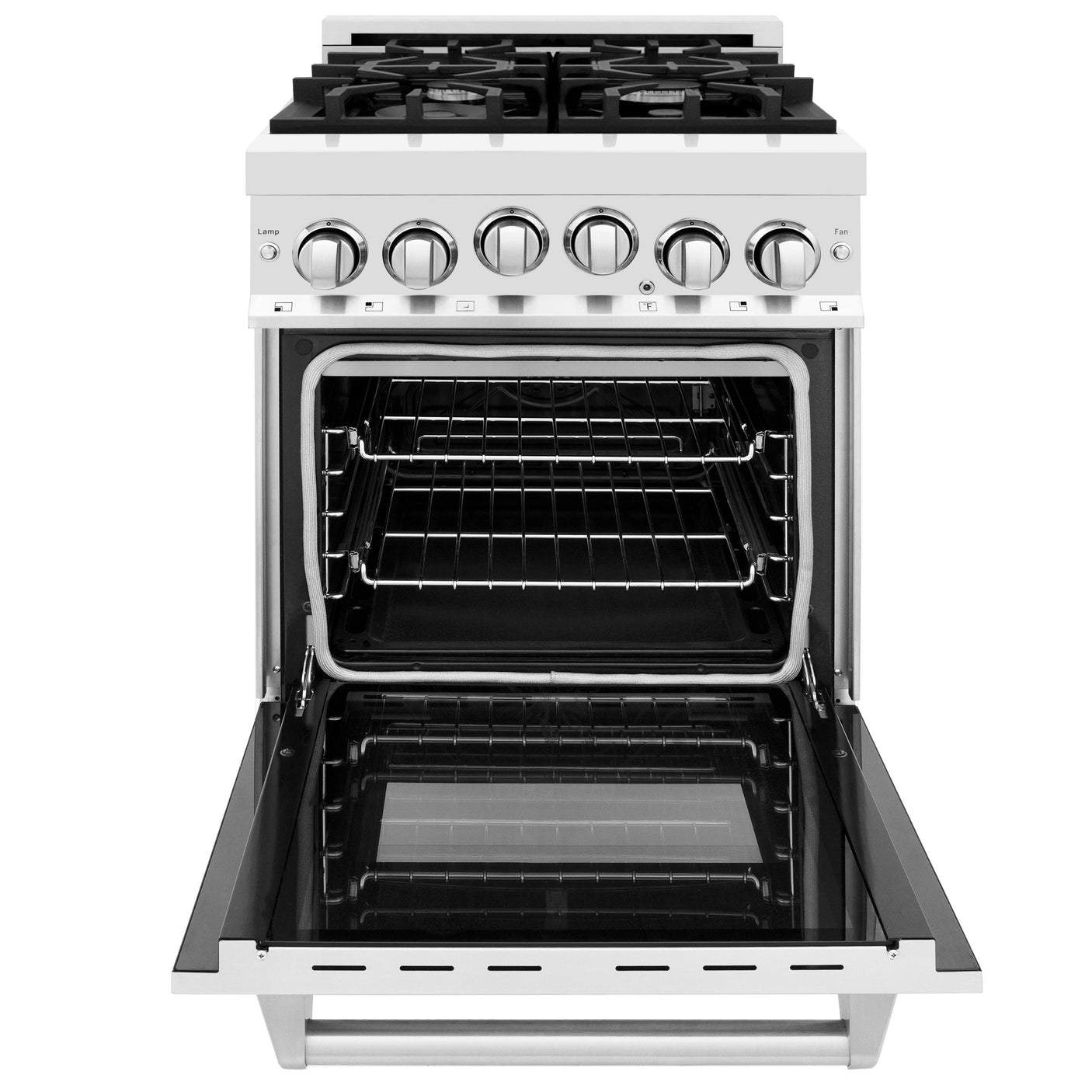 ZLINE 24 in. 2.8 cu. ft. Range with Gas Stove and Gas Oven in Stainless Steel (RG24) [Color: Stainless Steel]