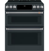 Café™ 30" Smart Slide-In, Front-Control, Induction and Convection Double-Oven Range