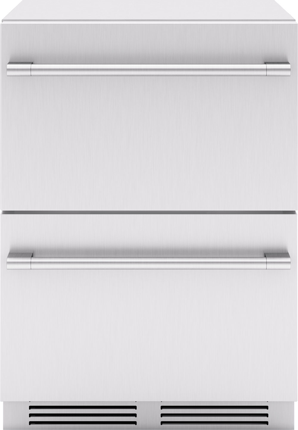 Presrv Refrigerator Drawers, 24in Compact, Outdoor, SS, 2 Zone