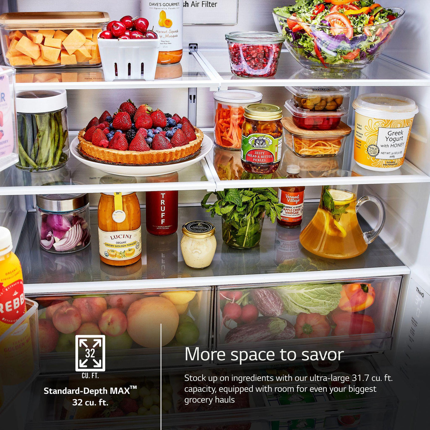 32 cu. ft. Smart Standard-Depth MAX™ French Door Refrigerator