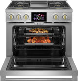 Monogram 36" Dual-Fuel Professional Range with 4 Burners and Griddle