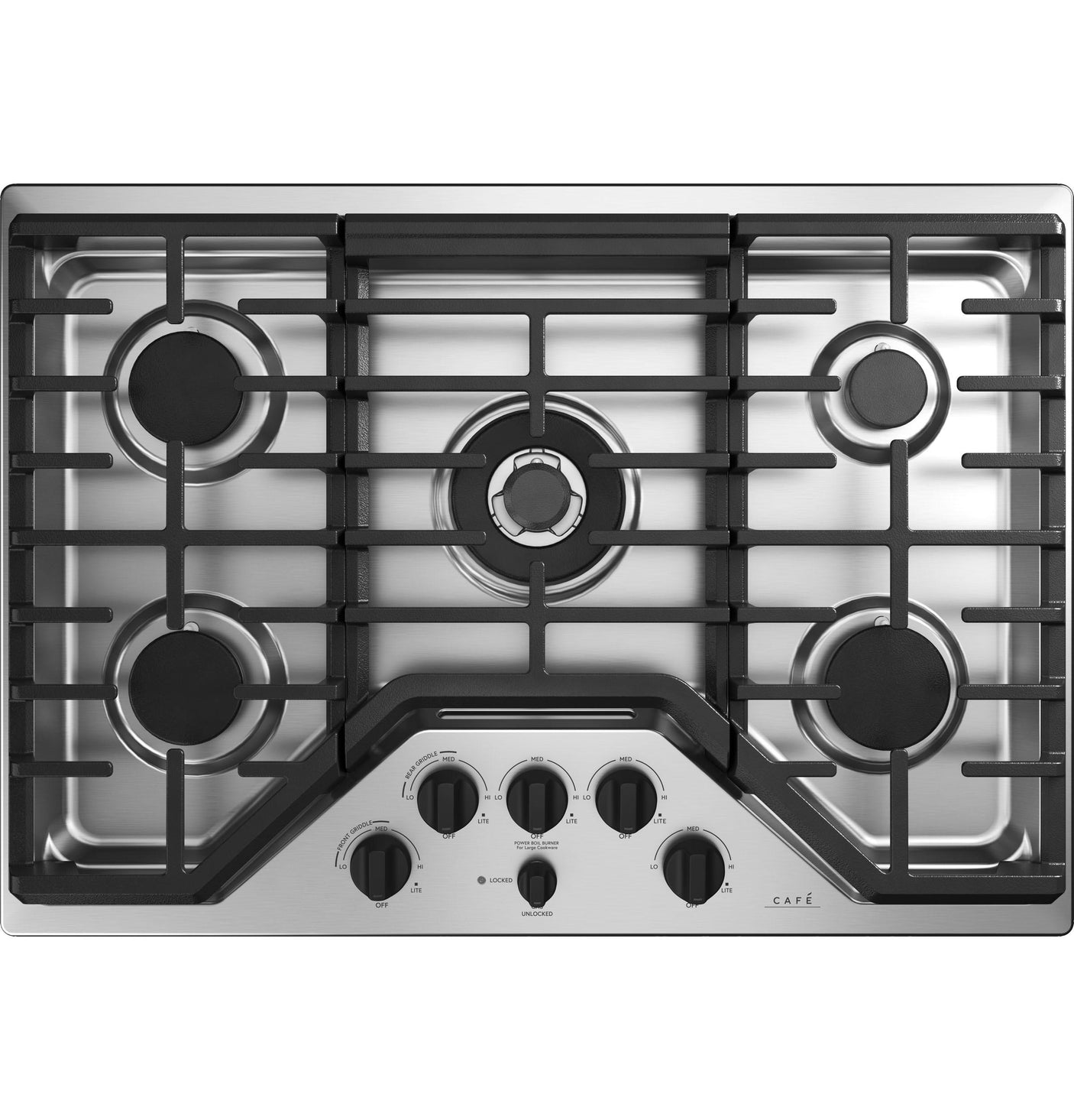 Café™ 5 Gas Cooktop Knobs - Flat Black