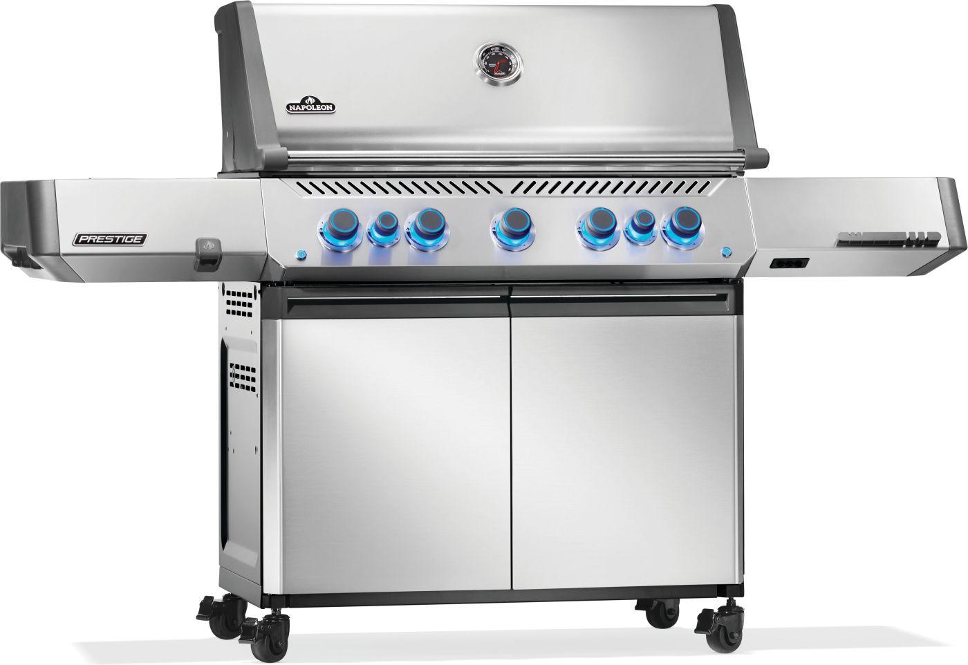 Prestige 665 RSIB with Infrared Side and Rear Burner , Natural Gas, Stainless Steel