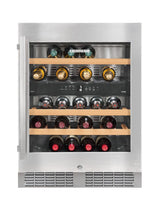 Built-under multi-temperature wine fridge